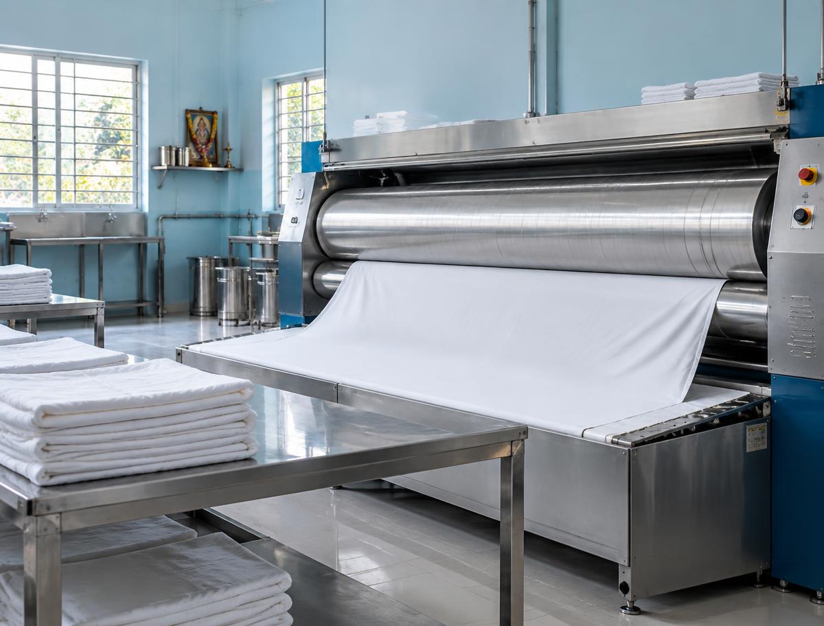 Roll press finish